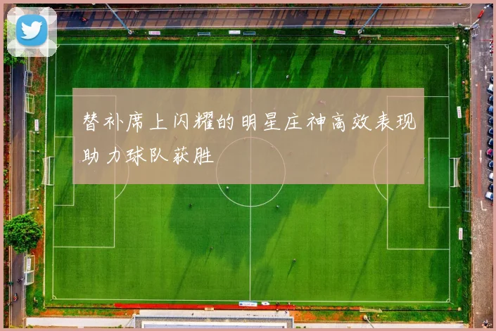 替补席上闪耀的明星庄神高效表现助力球队获胜